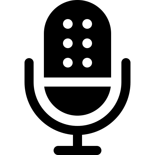 Microphone electronics microphone radio icon