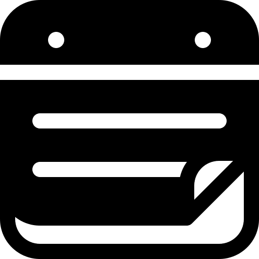 Notepad note writing tool interface icon