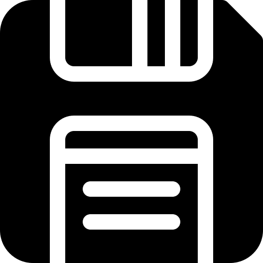Diskette multimedia flash disk save icon