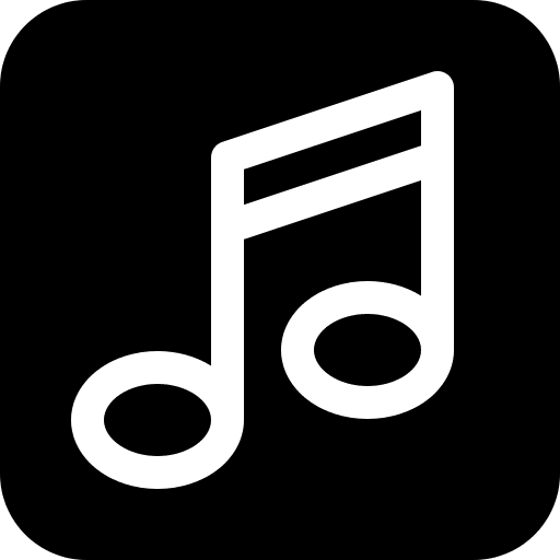 Music quaver interface music and multimedia icon