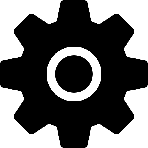 Settings cogwheel settings tools and utensils icon