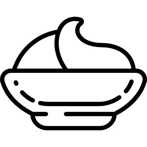 Pudding dessert sweets food and restaurant icon