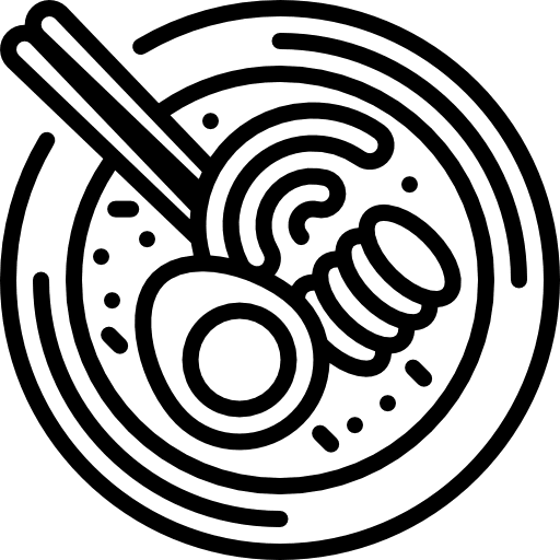 Ramen food and restaurant noodles ramen icon