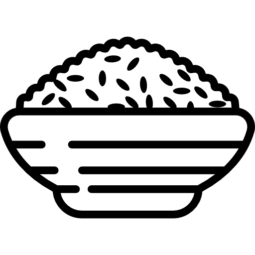 Rice japanese food food and restaurant bowl icon