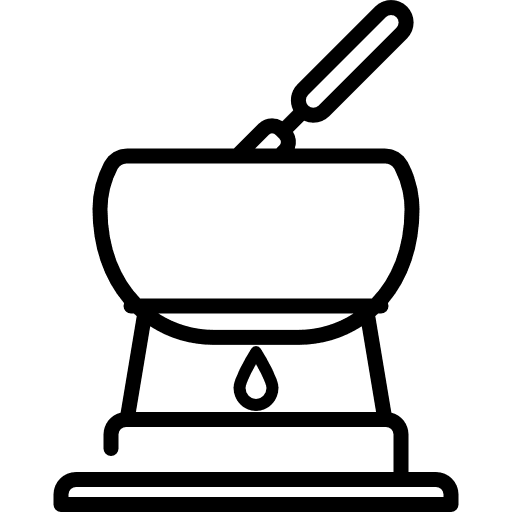 Fondue fondue supper frying icon