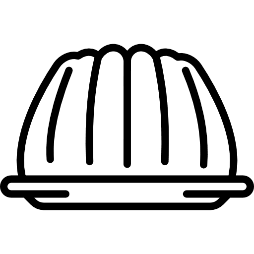 Jelly food and restaurant jelly dessert icon