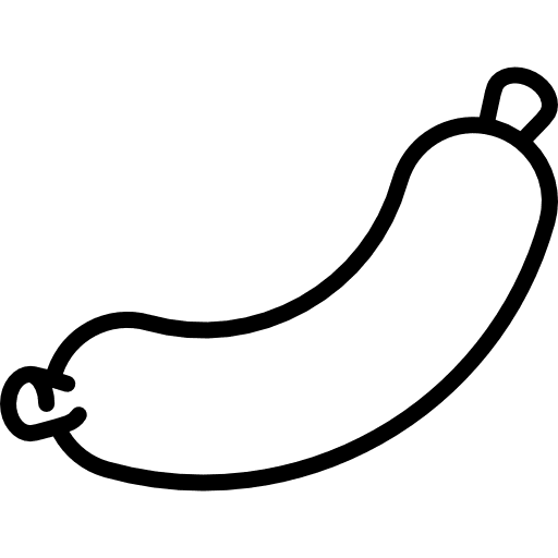 Sausage food and restaurant junk food fast food icon