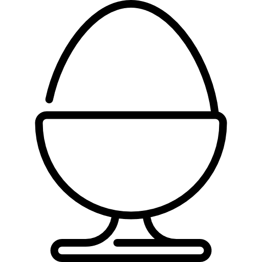 Boiled egg organic boiled egg protein icon