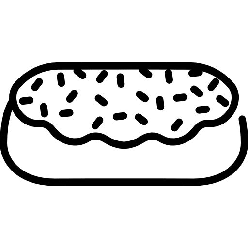 Doughnut food and restaurant doughnut sweet icon