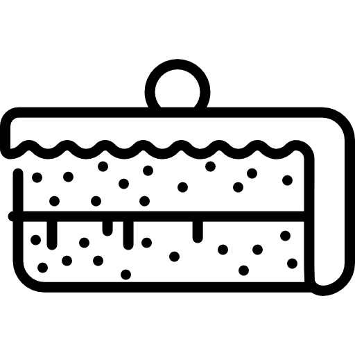 Piece of cake bakery food and restaurant piece of cake icon