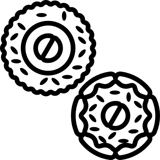 Sushi fish raw food icon