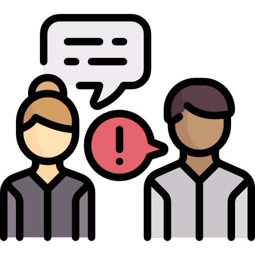 Dialog face to face man chatting icon