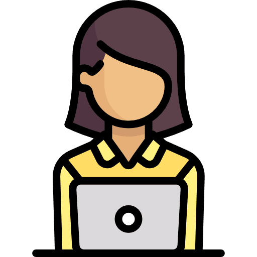Employee seo and web employee computer icon