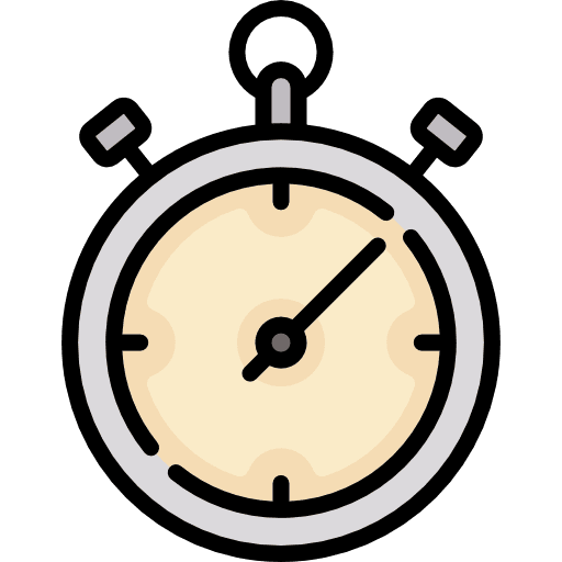 Stopwatch timer time and date chronometer icon