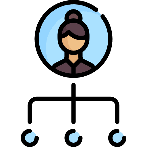 Boss seo and web business and finance boss icon