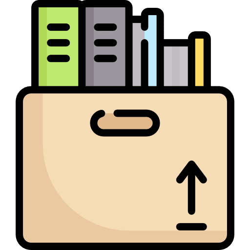 Box fragile cardboard box icon