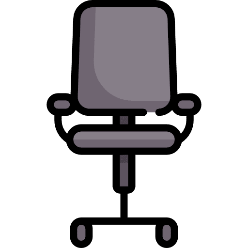 Desk chair miscellaneous seat sitting icon