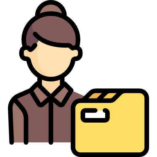 Employee businessman seo and web people icon