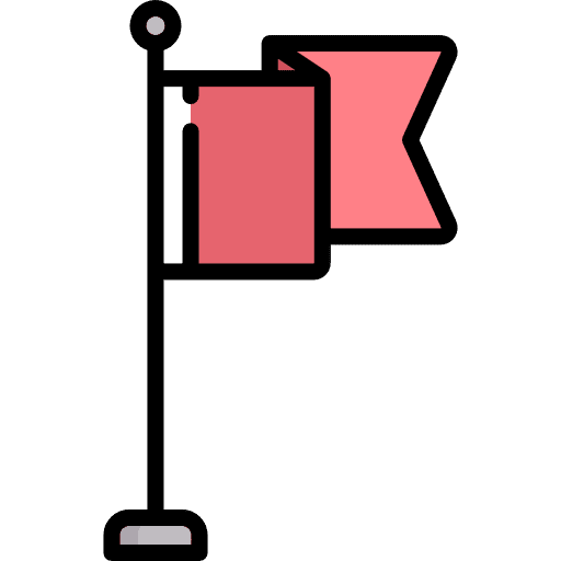 Flags maps and flags peace symbol icon