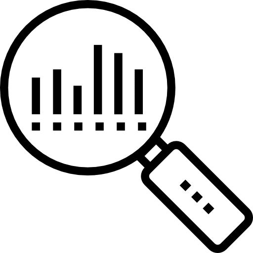 Analytics data analytics seo and web analytics icon