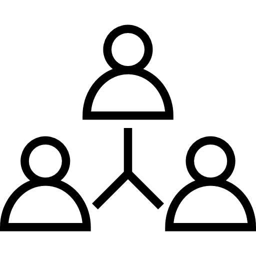 Networking referral networking members icon