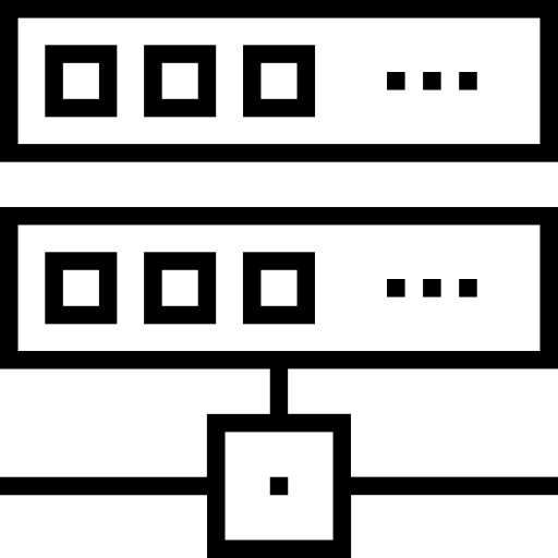 Server multimedia electronics server icon