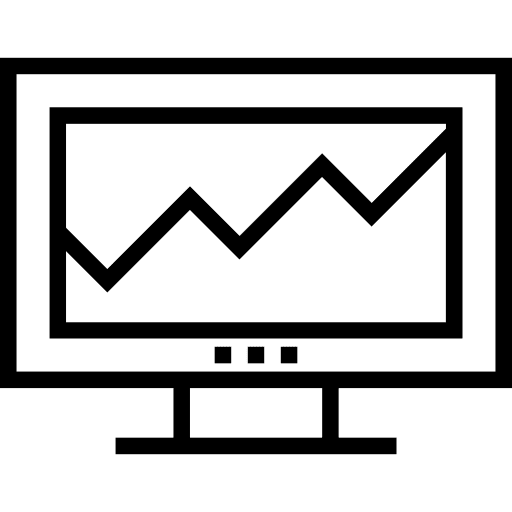 Analytics analytics stats screen icon