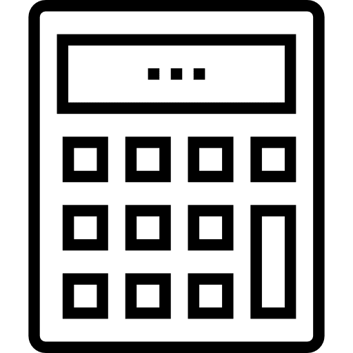 Calculator calculator maths electronics icon