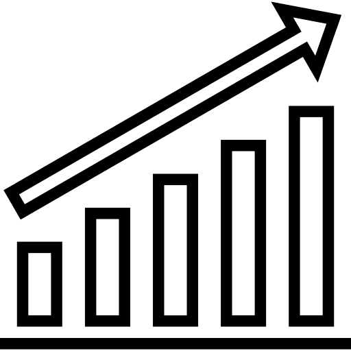 Profits graphic graph stats icon