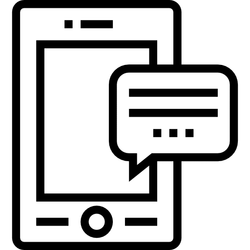 Smartphone technology cellphone communications icon