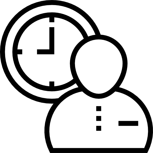 Work schedule people business and finance work schedule icon