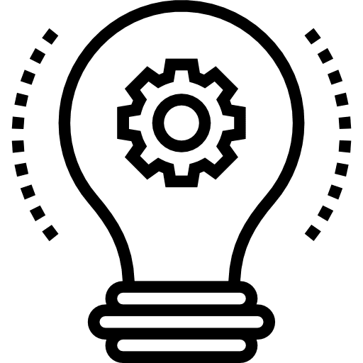 Idea illumination technology invention icon