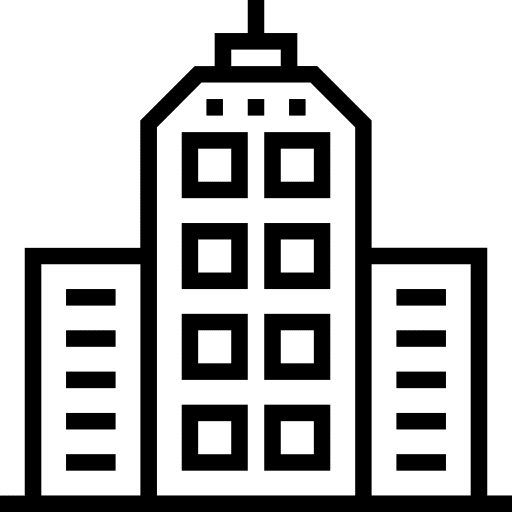 Building city town architecture and city icon