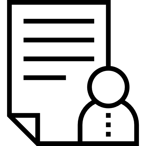 Curriculum interface curriculum vitae application icon