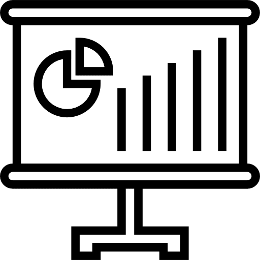 Presentation business financial chart icon