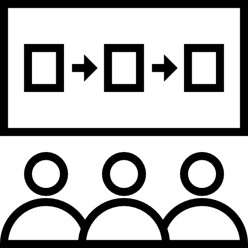 Presentation classroom teacher school icon