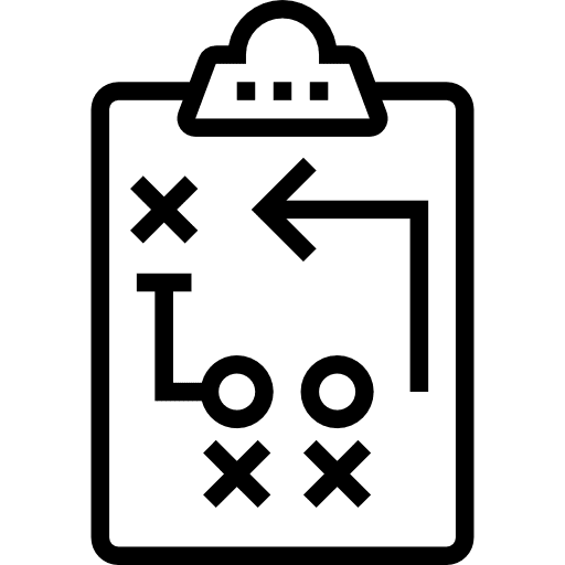 Strategy seo and web tactics marketing icon