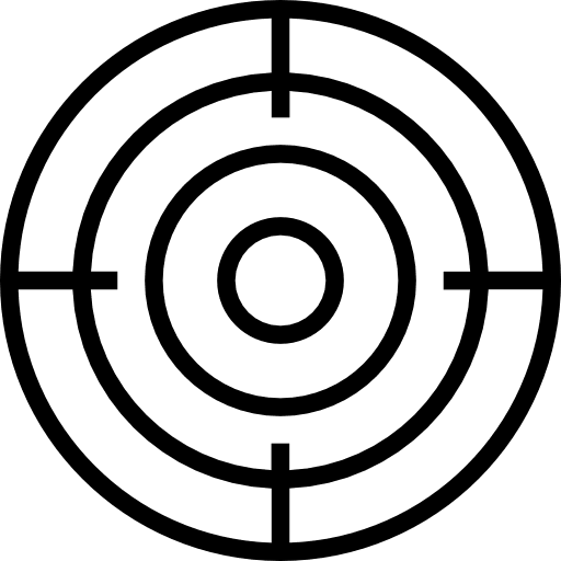 Target aim target shooting icon