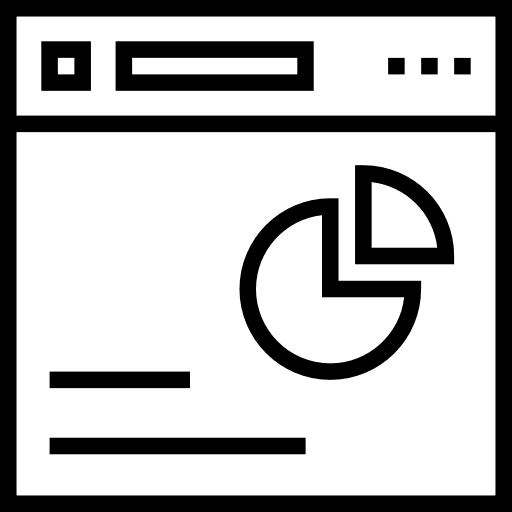 Analytics html browser seo and web icon