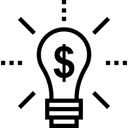 Idea invention electricity technology icon