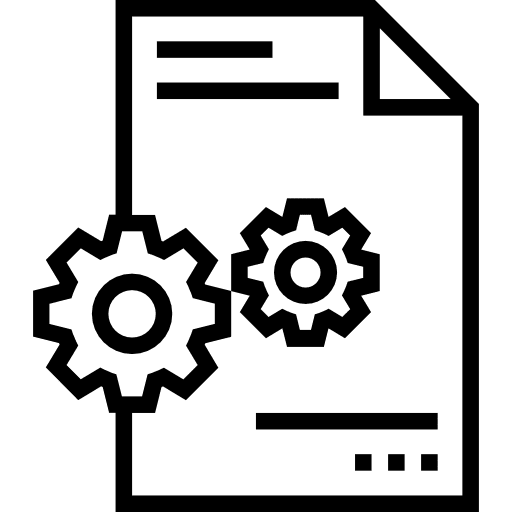 File document seo and web interface icon