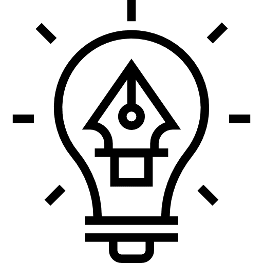 Idea light bulb electricity illumination icon