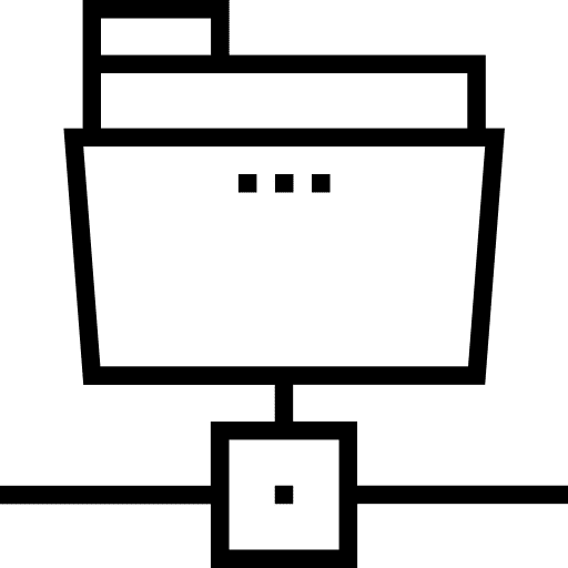 Folder files and folders interface storage icon
