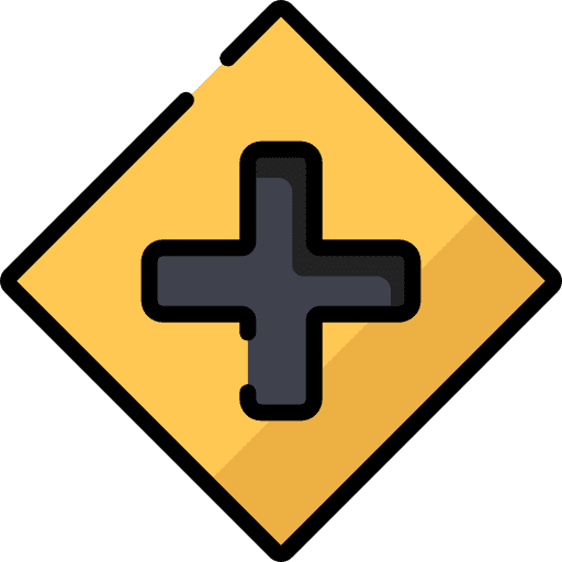 Crossroad signs traffic traffic sign icon