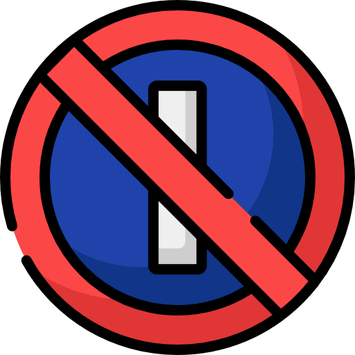 No parking signaling circulation traffic sign icon