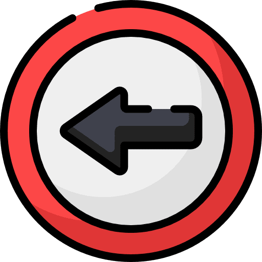 One way traffic one way signs icon