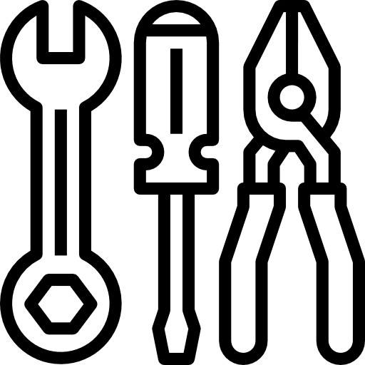 Tools screwdriver home repair settings icon
