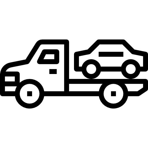 Trailer car automobile trailer icon