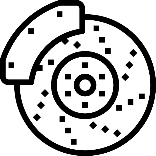 Brake disc vehicle car disc brake icon
