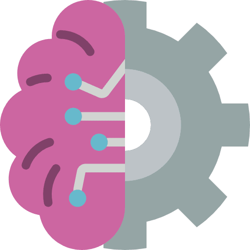 Artificial intelligence brain connection artificial intelligence icon